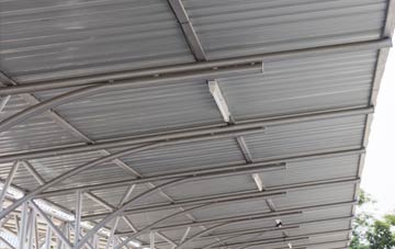 installing Warton Bank metal roofing